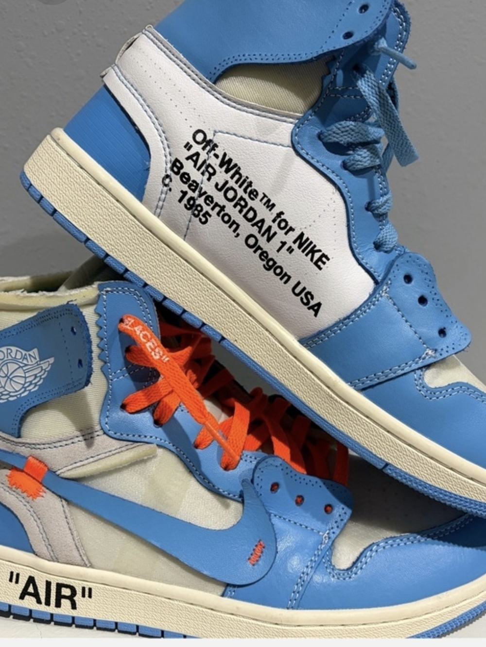 AIR JORDAN I "OFF-WHITE" UNC EDITION